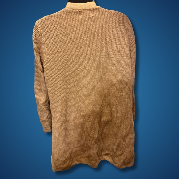 Old Navy Longline Open-Front Sweater - Size Small - Camel - Picture 4 of 5